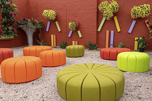 Puff para jardim