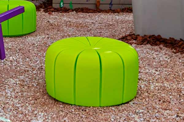 Puffs Iupi (cor verde neon)