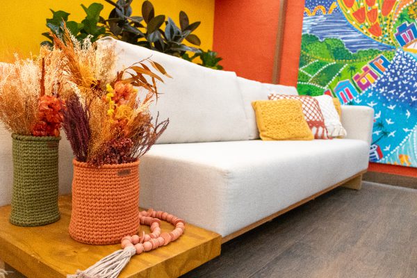 Sofá e mesa